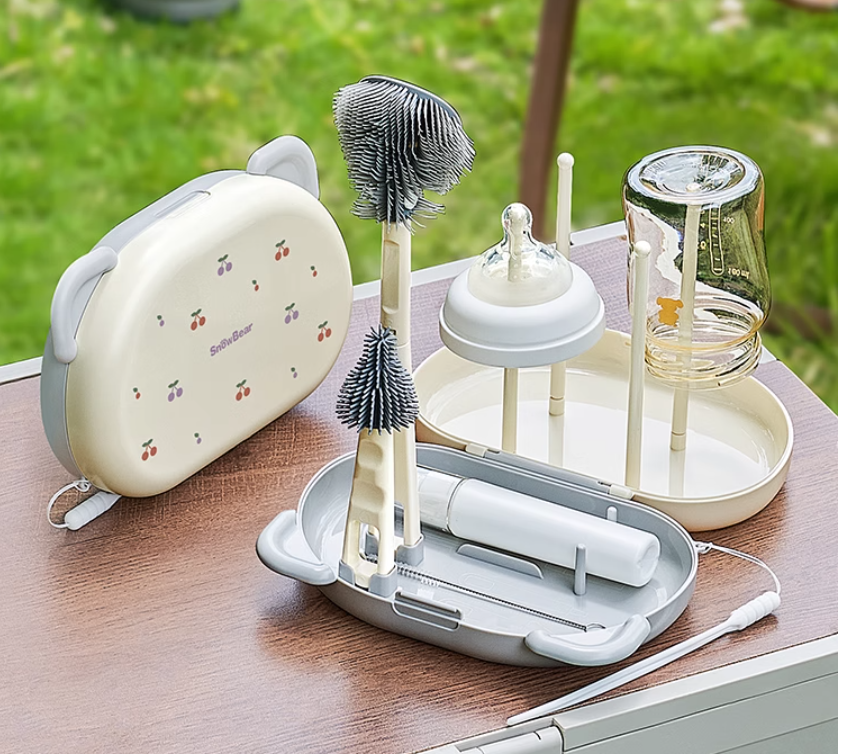 Portable Bottle Brush Set