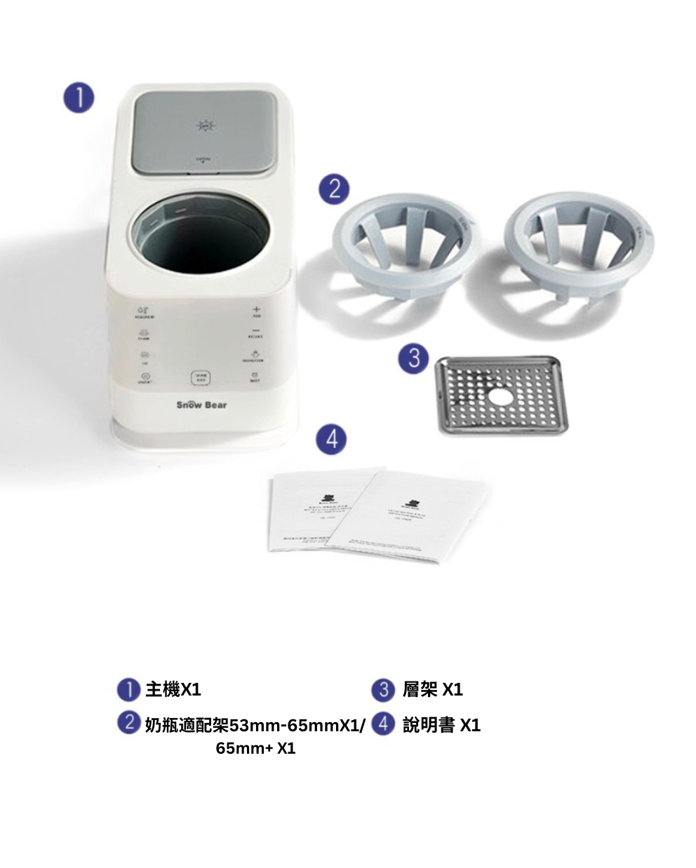 5-In-1 Milk Shaker, Warmer & Steriliser