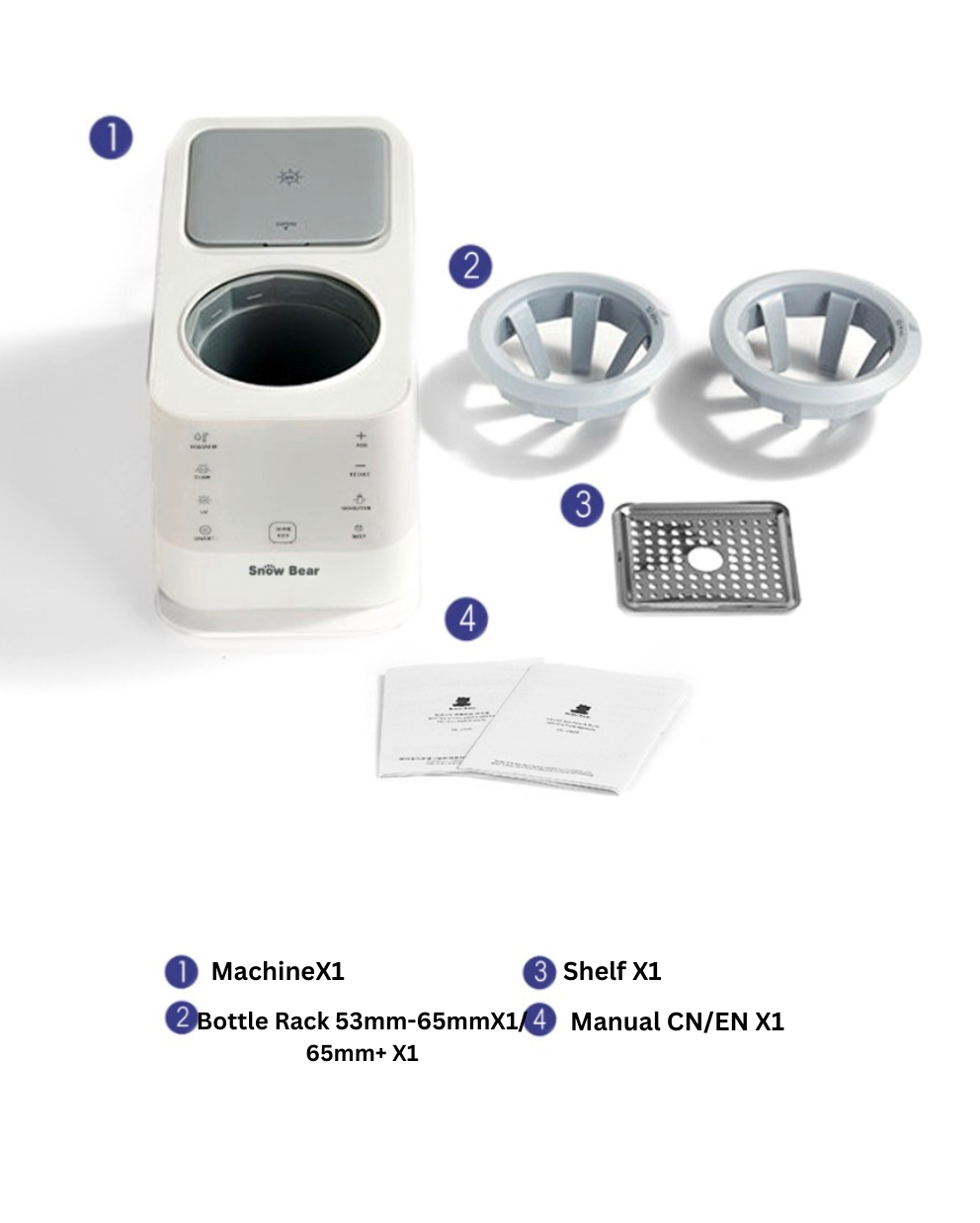 5-In-1 Milk Shaker, Warmer & Steriliser