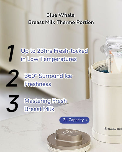 Blue Whale Breast Milk Thermo Portion