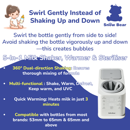 5-In-1 Milk Shaker, Warmer &amp; Steriliser
